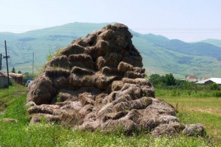 Լանջազատ գյուղում անասնակեր է այրվել