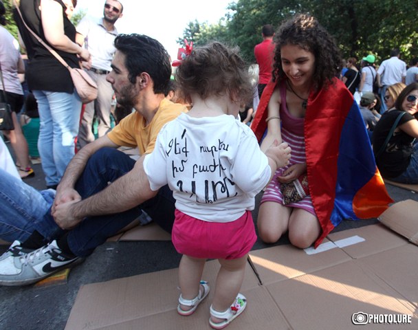 This is the second day of protest actions and marches in Yerevan against electricity price increase for over 16%.