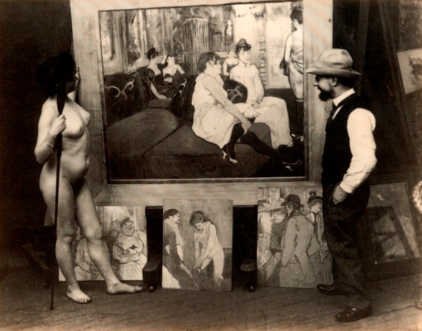 Mirelle Lautrec 's work before In the Salon de la Rue des Moulins