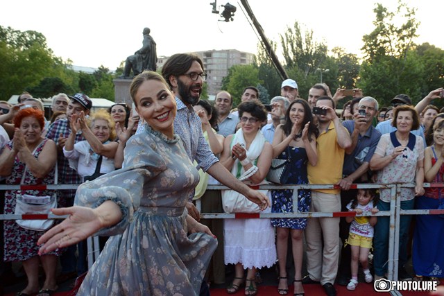 Red carpet opening ceremony of the 12th Golden Apricot International Film Festival took place on Freedom Square
