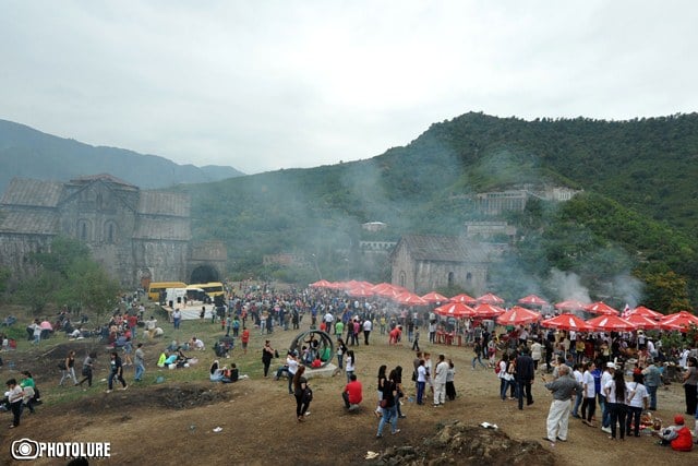 Annual barbecue festival took place near Akhtala Monastery