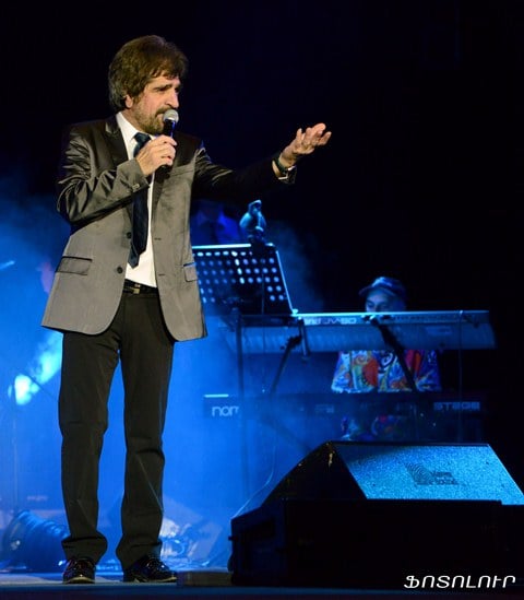Harut Pambukchyan’s concert organized by the Youth Foundation of Armenia and the RPA (HHK) Youth Organization at the Sport and Concert Complex after K. Demirchyan