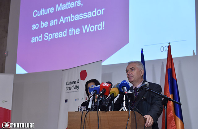 Official launch of the EU, Eastern Partnership's 'Culture and creativity' program took place at Cafesjian Center for the Arts