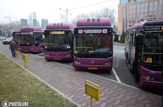 New buses adapted for the disabled people will be operated in Yerevan