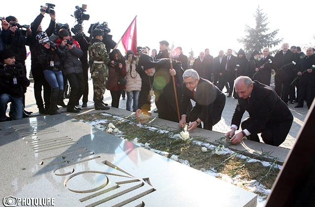 An event dedicated to the RA Army's 24th anniversary took place at Yerablur Military Pantheon