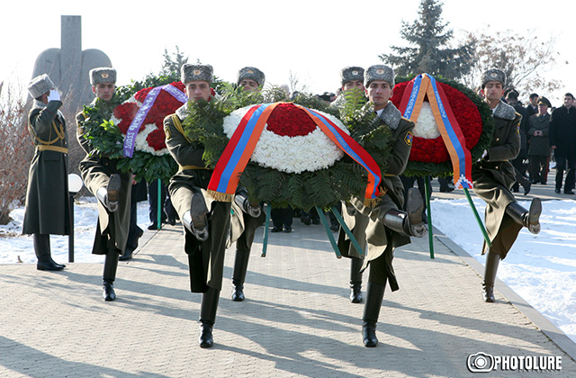 An event dedicated to the RA Army's 24th anniversary took place at Yerablur Military Pantheon