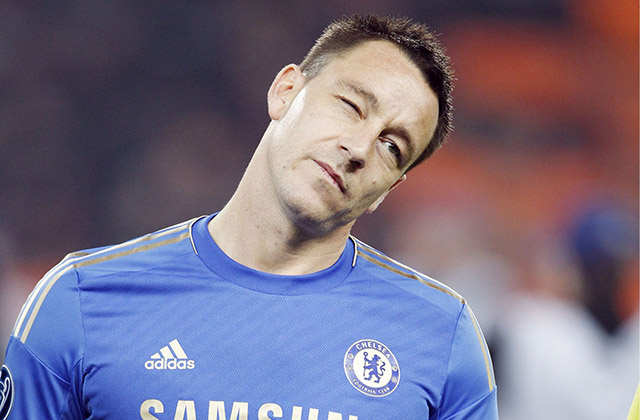 Chelsea's John Terry before the match