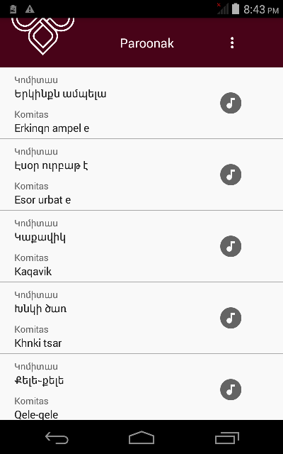 Paroonak_Google Play Screenshot