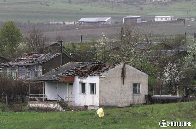Artsakh gorod Martakert posle bombioshki