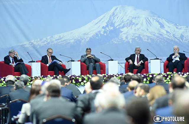 Second global forum 'Against the Crime of Genocide' took place at Karen Demirchyan Sports and Concerts Complex