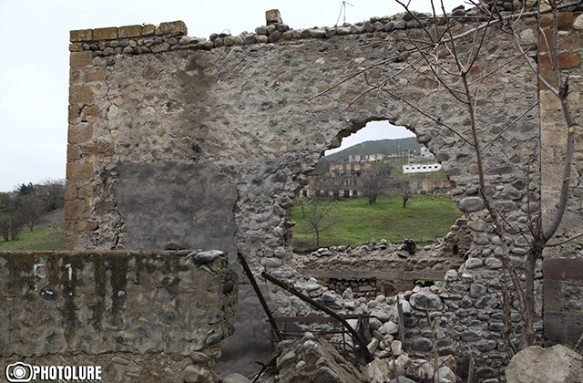 06.05.2016. This is the second day of the ceasefire between Azerbaijan and Nagorno-Karabakh and here are photos of Talish village, Martakert region, destroyed by the Azerbaijani army. Here is Talish after liberation