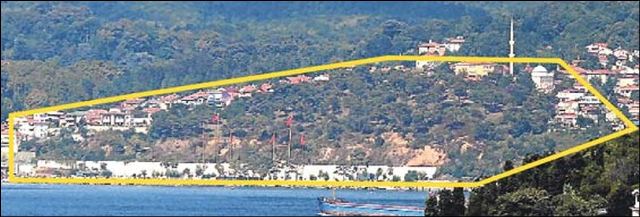 Istanbuli Bosphori apin Beykoz taghamasum hayapatkan 45 hazar karagusi metre taratzkn e