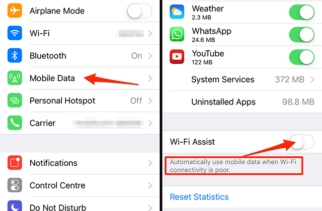 how-to-turn-off-wifi-assist-on-iphone