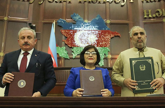 Թուրքիայի, Պակիստանի և Ադրբեջանի խորհրդարանների նախագահներն՝ ընդդեմ Հայաստանի