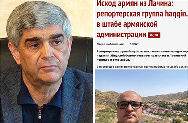 Իբր ադրբեջանցի լրագրողները գտնվում են հայկական ղեկավարության շտաբում և առաջիկա օրերին ռեպորտաժների շարք են հրապարակելու Բերձորից ու Աղավնոյից
