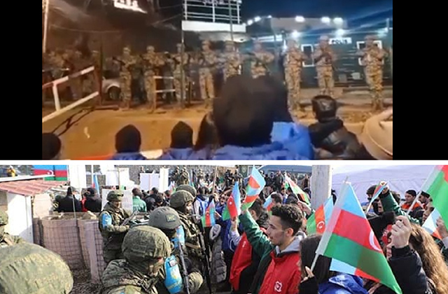 Տեսանյութ.Սրանք  ադրբեջանցի զինվորներն են, ովքեր խաղում են քաղաքացիական ցուցարարների դերը.Ամերիկացի լրագրող