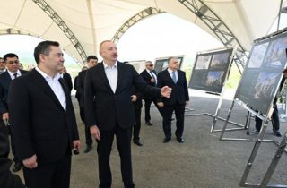 Ալիևն ու Ղրղզստանի նախագահն այցելել են օկուպացված Արցախ
