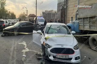 Երևանում բախվել են «Volvo»-ն, «Ford»-ն ու «ԶԻԼ» բեռնատարը. 4 վիրավորներից 3-ը, այդ թվում երեխաները, ընտանիքի անդամներ են. shamshyan.com