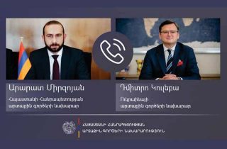 Միրզոյանը հեռախոսազրույց է ունեցել Ուկրաինայի ԱԳ նախարարի հետ․ քննարկել են տարածաշրջանային հարցեր