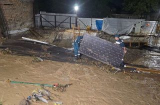 Նոր Արեշում գետի հենապատը փլուզվել է․ հարակից տները ջրալցվել են
