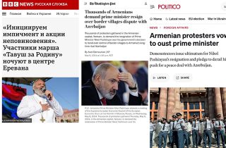 «BBC»-ն, «Politico»-ն, «The Washington Post»-ը և այլ պարբերականներ անդրադարձել են Հայաստանում սկսված շարժմանը