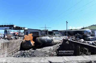 Երևան-Սևան ավտոճանապարհին գազալցակայանում պայթյունի հետևանքով բռնկված հրդեհը մարվել է