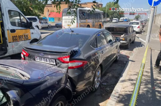Շղթայական ավտովթար՝ Երևանում. բախվել է 6 ավտոմեքենա, այդ թվում՝ Չարենցավան-Երևան երթուղու «Գազել»-ը․ 5 հոգի տեղափոխվել է հիվանդանոց