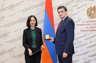 Կոմիտասի թանգարան-ինստիտուտի տնօրեն Նիկոլայ Կոստանդյանը պարգևատրվել է ԿԳՄՍՆ մեդալով