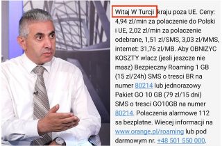 Շենգավիթ վարչական շրջանի տարածքում, լեհական բջջային քարտի վրա ստացվում է լեհերենով sms հաղորդագրություն «Ողջույն Թուրքիայում….». Էդգար Ղազարյան