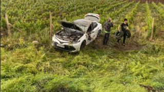 Ծաղկունքի կամրջի հարևանությամբ բախվել են «Toyota Camry»-ն, «Nissan Teana»-ն և «Լադա»-ն, ինչի հետևանքով «Toyota Camry»-ն, մի քանի պտույտ շրջվելով, հայտնվել է դաշտում