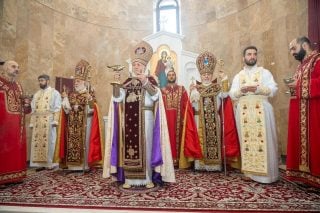 Ամենայն Հայոց Կաթողիկոսի ձեռամբ օծվել է Մինսկի նորակառույց եկեղեցին