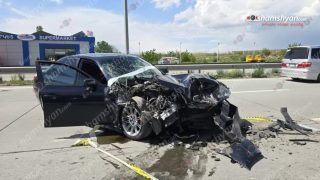 Մասիսում «BMW»-ն բախվել է բետոնախառնիչին. կա տուժած