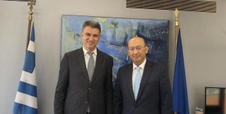 Տիգրան Մկրտչյանն ու Դիմիտրիս Սկալկոսը  քննարկել են Հայաստան-Հունաստան տնտեսական հարաբերությունները զարգացնելու հեռանկարները
