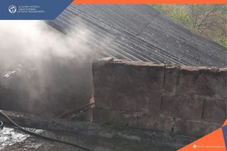 Հրդեհ Աղավնավանք գյուղում․ այրվել է անասնագոմի փայտե առաստաղը