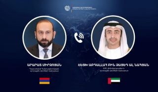Արարատ Միրզոյանն ԱՄԷ ԱԳ նախարարի հետ քննարկել է հայ–ադրբեջանական հարաբերությունները