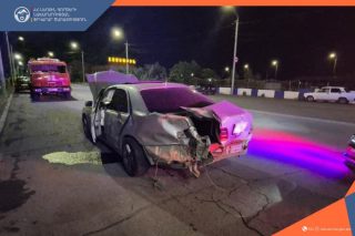 Էջմիածնում բախվել են «Nissan»-ը և «Mercedes-Benz»-ը․ կա տուժած