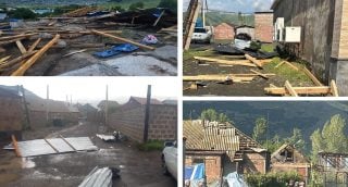«Քամին ջարդուփշուր է արել ամեն ինչ, այսպիսի բան մենք չէինք տեսել». Լուսագյուղի վարչական ղեկավար