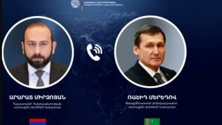 Հայաստանի և Թուրքմենստանի ԱԳ նախարարները հեռախոսազրույց են ունեցել