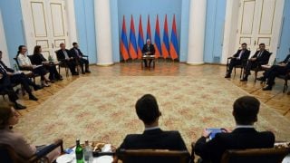 Նախագահ Վահագն Խաչատուրյանն ընդունել է Հյուսիսային Եվրոպայի և Բալթյան երկրների բարձր ներկայացուցիչների պատվիրակությանը