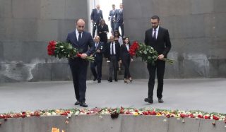 Վրաստանի ներքին գործերի նախարարն այցելել է Հայոց ցեղասպանության հուշահամալիր