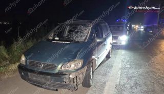 Արարատի մարզում Opel Zafira-ն վրաերթի է ենթարկել փողոցը չթույլատրելի հատվածով անցնող հետիոտնի․ վերջինս տեղում մահացել է