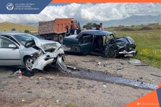 Կանիաշիր գյուղի սկզբնամասում բախվել են «Opel»-ը և «VAZ»-ը. կան տուժածներ