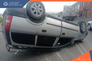 Աշտարակում բախվել են «Opel»-ն ու տրակտորը