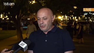 Բա ո՞ւմ ասենք, ումի՞ց պահանջենք, էս ժողովրդին էս օրը գցողը կառավարությունն է. տեր կանգնեք. Իսրայելյան