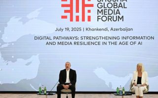 Oկnւպաgված Արցախում Ալիևի մասնակցությամբ գլոբալ մեդիա ֆորում է անցկացվում