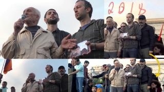 Քըլըչի Ռուբեն, նախ` Ռոբերտ Աբաջյանի նկարը նիկոլապաշտ կեղծ պա՞պն էր հետը բերել միտինգին, որ ձեռք առած մարդկանց էիր խաբում. Գագիկ Համբարյան