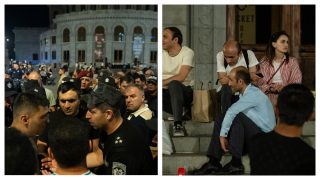 Ազատության հրապարակում արցախցիների նստացույցը շարունակվում է