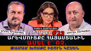 ԹԱՄԱՄ ԽՈՍՔԸ ԻՇՈՒՆ ԿԸՍԵՆ. ՀԱՅԱՍՏԱՆԻ ՍՏԱՏՈՒՍ-ՔՎՈՆ ՓՈԽԵԼԸ ԿՈՐԾԱՆԱՐԱՐ Է, ԻՍԿ ԱՐԵՎՄՈՒՏՔԸ ԱՍԵԼ Է՝ ՈՉ. #ԴԱՍԵՐ-23