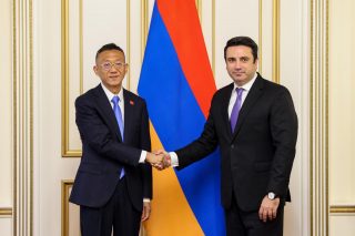 Ալեն Սիմոնյանը ընդունել է Չինաստանի նորանշանակ դեսպանին