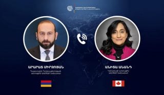 Արարատ Միրզոյանը Կանադայի արտգործնախարարին ներկայացրել է Հայաստանի և Ադրբեջանի միջև հարաբերությունների կարգավորման գործընթացում վերջին զարգացումները